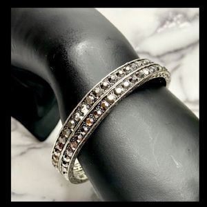 Two Bangle Set, Marcasite Look